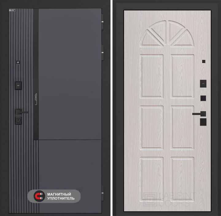 Входная дверь Лабиринт Лаб 2 Про - 15 Алмон 25 (Винорит)