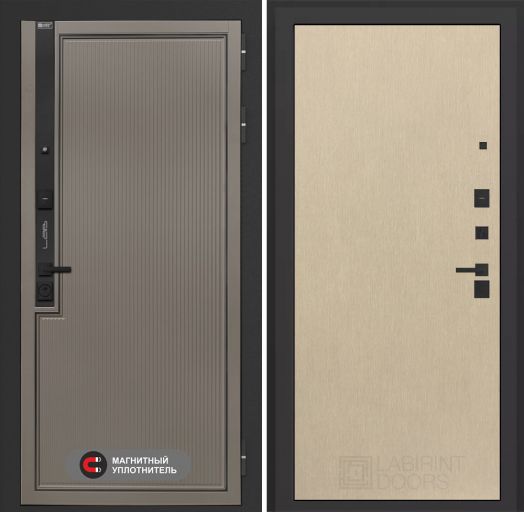 Входная дверь Лабиринт Лаб 1 Про - 05 Венге светлый