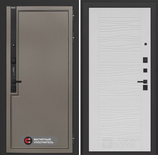 Входная дверь Лабиринт Лаб 1 Про - 06 Белое дерево