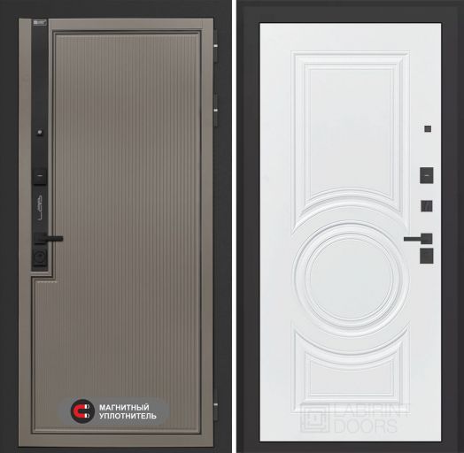 Входная дверь Лабиринт Лаб 1 Про - 23 Белый софт