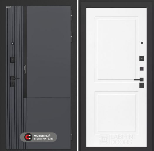Входная дверь Лабиринт Лаб 2 Про - 11 Белый софт
