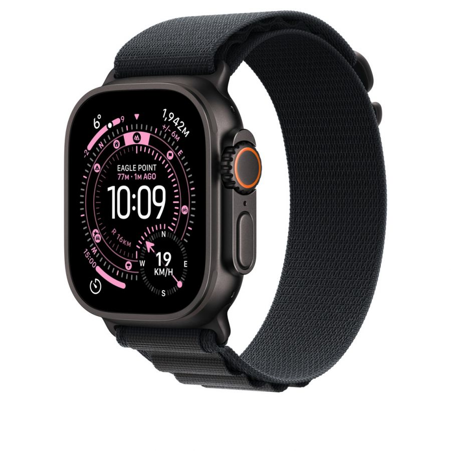 Часы Apple Watch Ultra 2 GPS + Cellular 49mm Black Titanium Case with Black Alpine Loop (L)