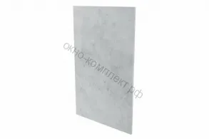 Доборный щит МДФ 8х600х2100мм. Цвет: Бетон светлый / бетон грей .