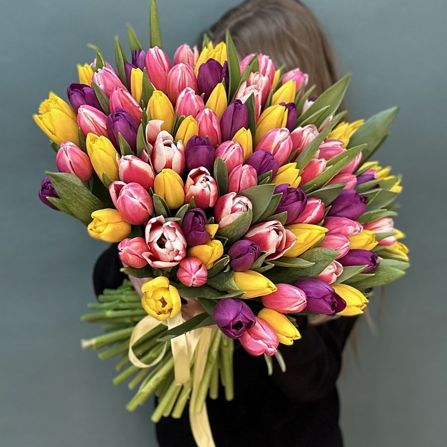 Акция! 101 Тюльпан