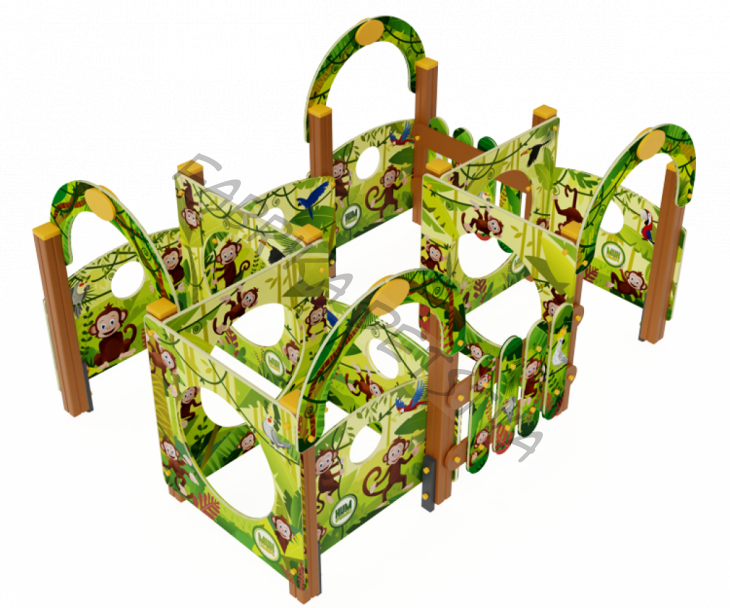 Лабиринт Кубик   2840х1950х1600	ИФ 03-402