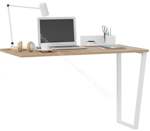 Стол письменный «Порто» - ТД-393.15.01 Белый, Яблоня Беллуно