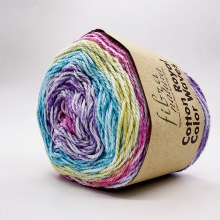 Пряжа COTTON ROYAL COLOR WAVES Fibra Natura (FNCRCW)