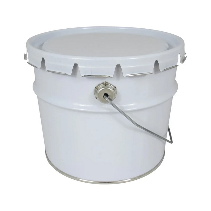 Profkolor Ведро металлическое крышка-корона, цвет белый, 3л. ВМк 3б