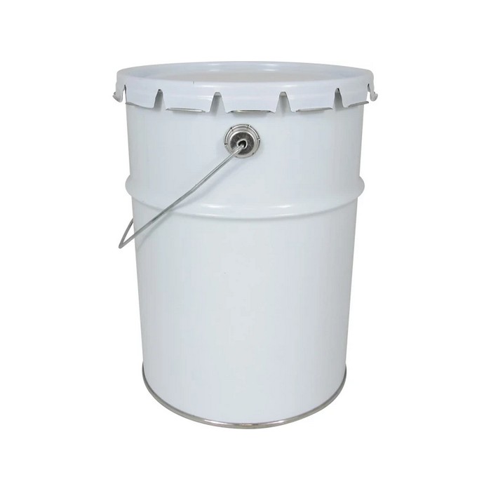 Profkolor Ведро металлическое крышка-корона, цвет белый, 5л. ВМк 5б