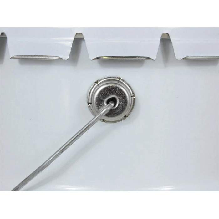 Profkolor Ведро металлическое крышка-корона, цвет белый, 7л. ВМк 7б