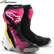 Мотоботы Alpinestars Supertech R, розовые