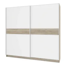 Шкаф-купе Урбан У645 (ш2400*г600*в2270мм) Серый дуб - Белый