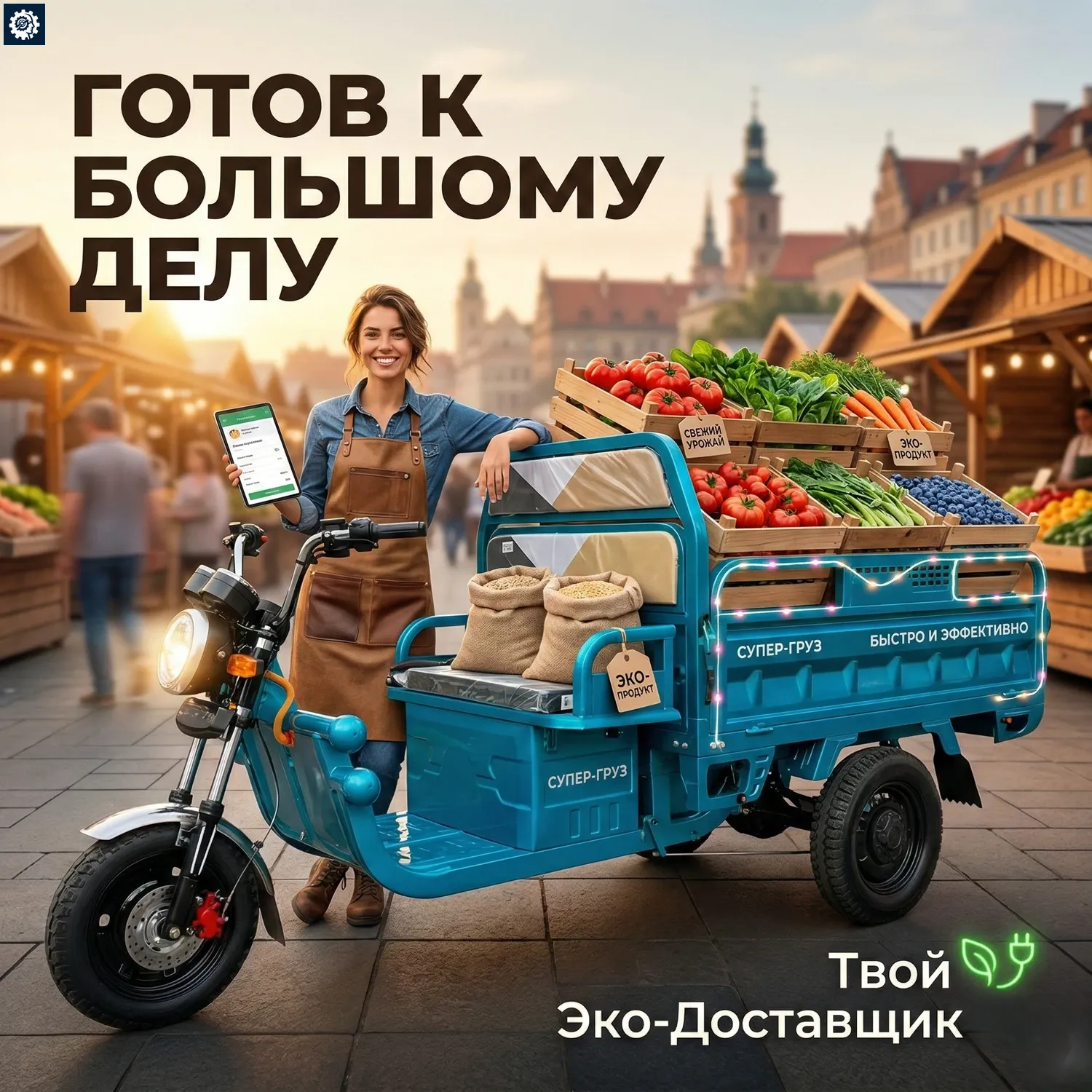 Грузовой электротриколёс IKINGI С06