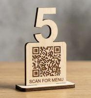 Номер стола с QR