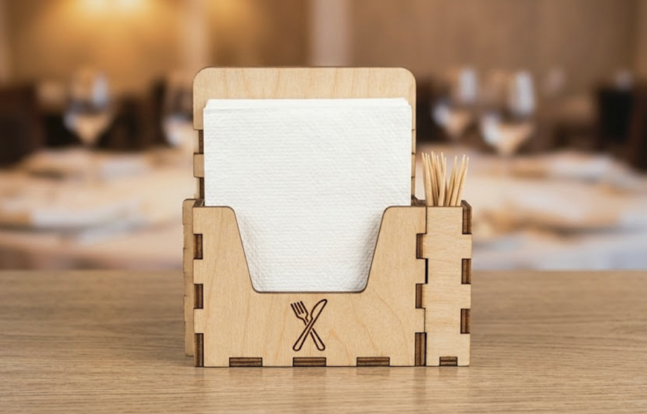 Салфетница + держатель зубочисток (комбо)