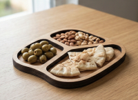 Доска для подачи «сет закусок» (3 зоны)