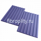 Линеарные фиброцементные панели рельефные темно-фиолетовые