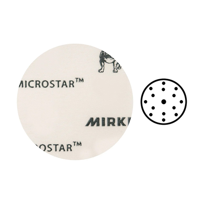 Mirka MICROSTAR Шлифовальный круг 150мм. P1200, 15 отверстий (упаковка 50 шт.)