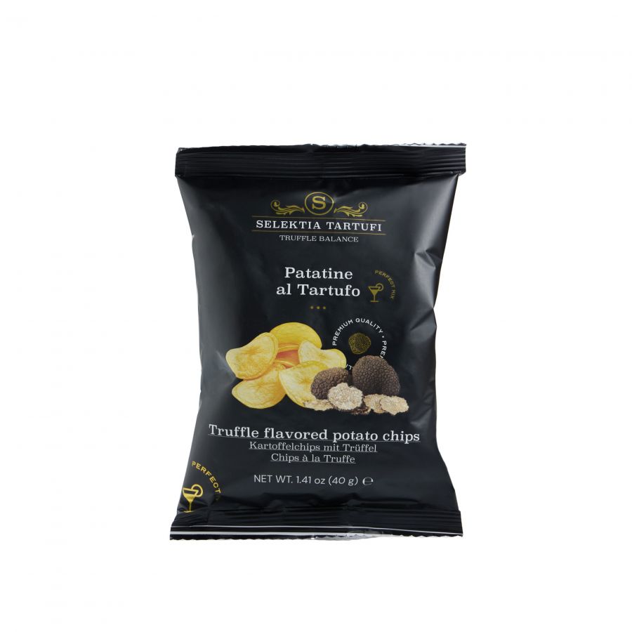Чипсы с черным трюфелем 40 г, Patatine al tartufo nero Selektia Tartufi 40 g
