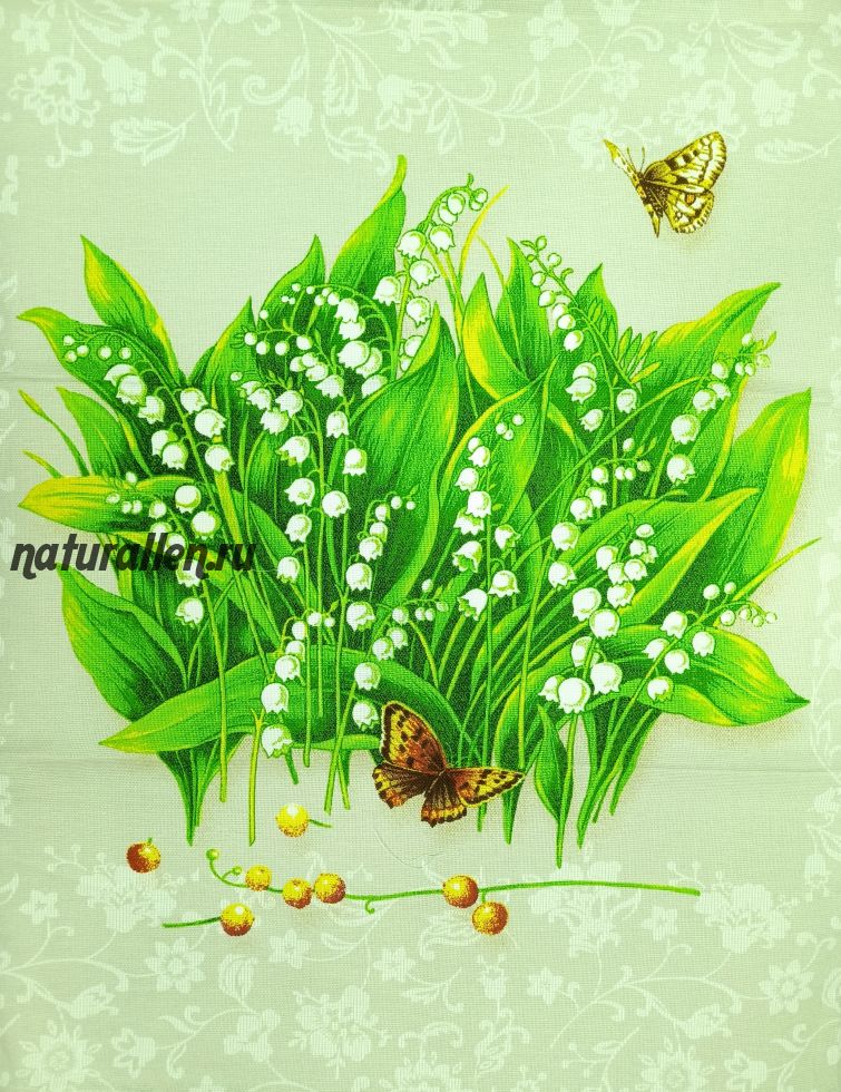 Полотенце кухонное "Букет ландышей"