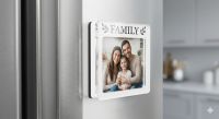 Магнит-фоторамка на холодильник на заказ
