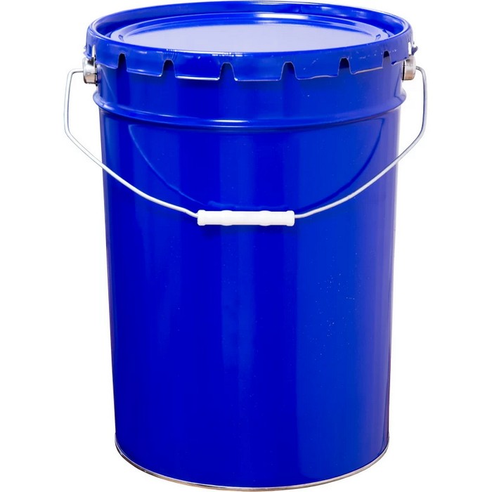 Profkolor Ведро металлическое крышка-корона, с покрытием внутри, цвет синий, 25л. ВМк 25с с покрытием (Б)