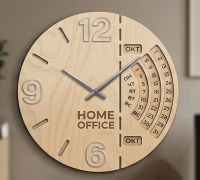 Часы настенные с календарем (комбо) на заказ