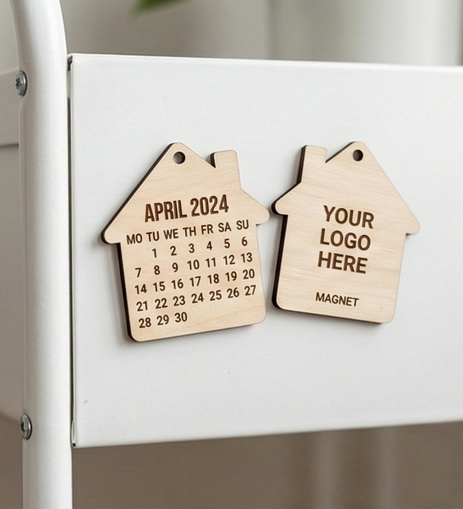 Календарь-магнит на холодильник с логотипом на заказ