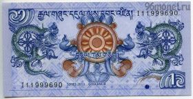 Бутан 1 нгултрум 2013