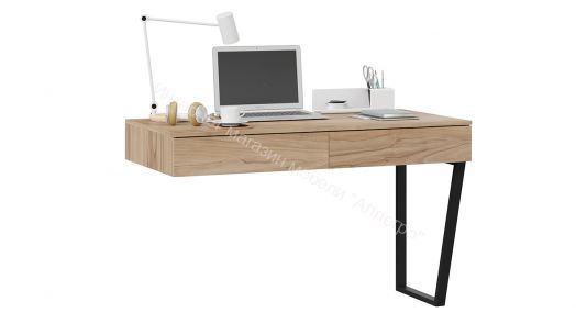 Стол письменный с ящиками «Порто» - ТД-393.15.02 Графит, Яблоня Беллуно