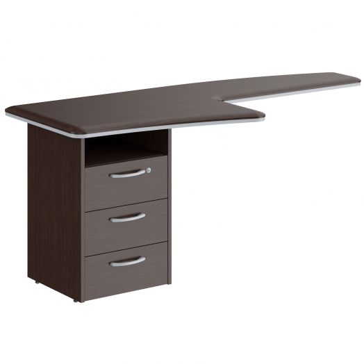 ДИОНИ Брифинг-приставка боковая с тумбой левая DB 1880(L)