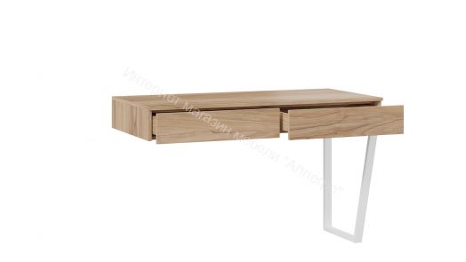 Стол письменный с ящиками «Порто» - ТД-393.15.02 Белый, Яблоня Беллуно