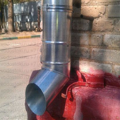 Колено трубы сливное (отмет) 180 мм - от производителя