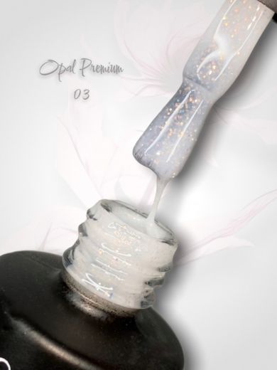 OP03 "OPAL" гель лак с опаловыми блестками
