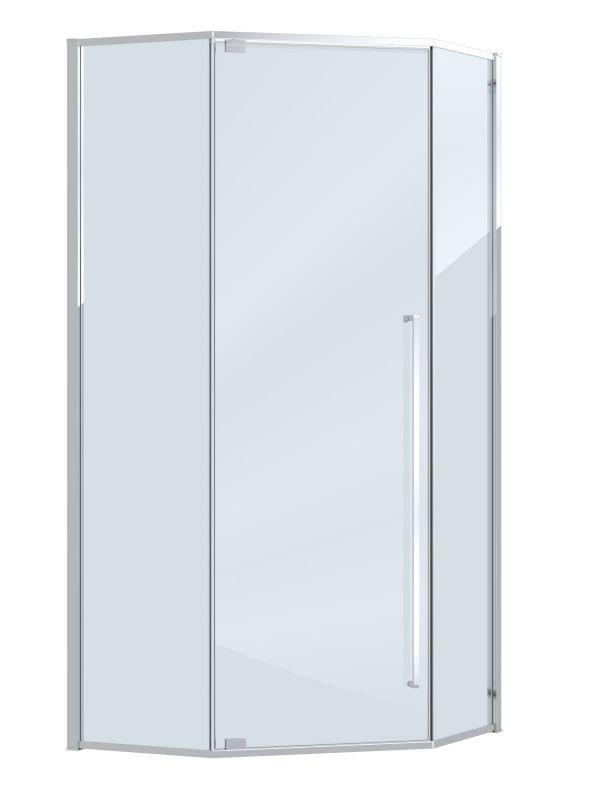 Душевой уголок CEZARES PLANE-P-1-90-C-CR