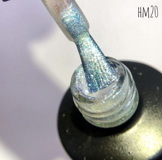 HM20 "MISTERY CHAMELEON" гель лак с сиянием хамелеон