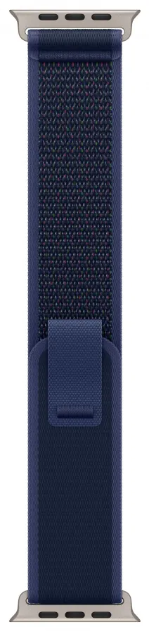 Ремешок Apple Watch Ultra 49mm Blue Trail Loop - Natural Titanium Finish - M/L оригинал