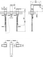 Gessi Eleganza смеситель для раковины 46011 схема 9 Gessi Eleganza смеситель для раковины 46011 схема 9