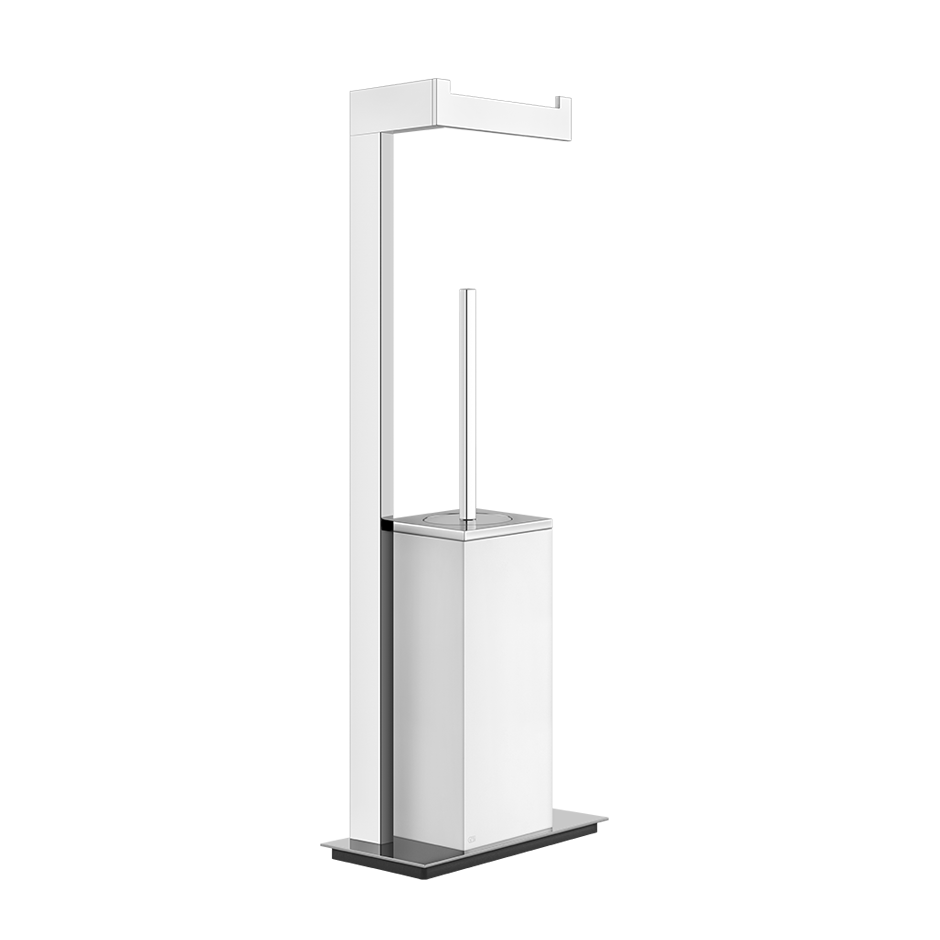 Gessi Rettangolo Комплект: Держатель для туалетной бумаги + ёршик 20933