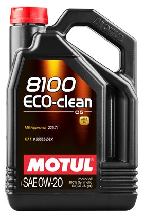 MOTUL 8100 Eco-clean 0W-20, 4л