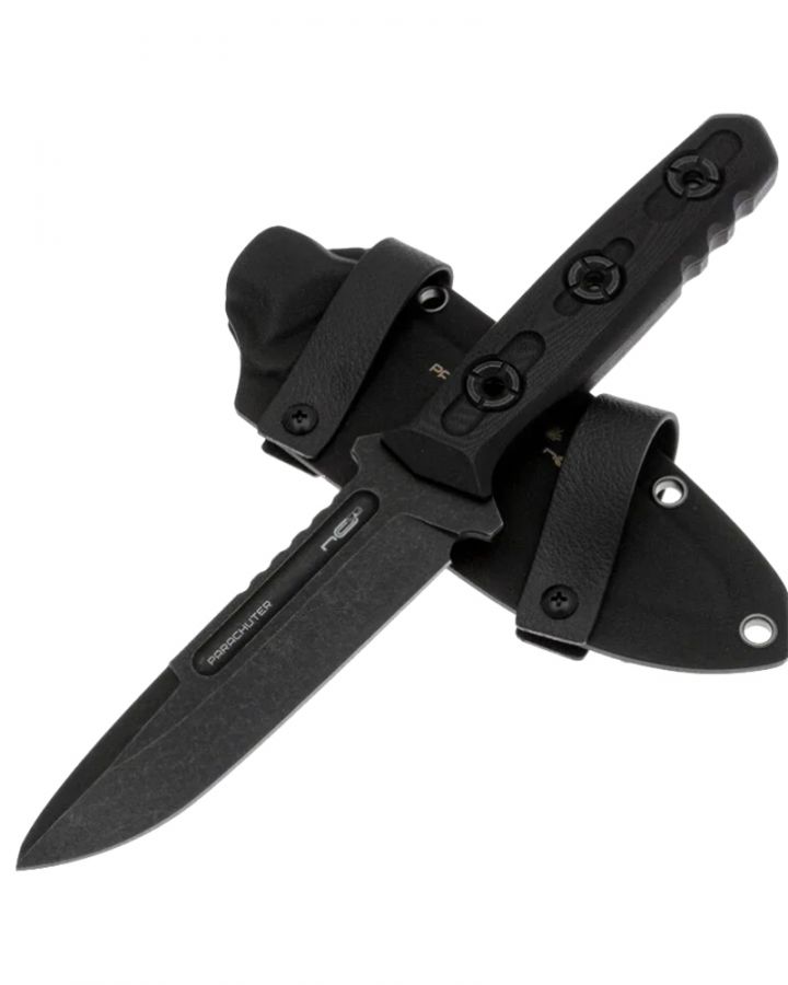 Нож Parachuter сталь AUS-10 рукоять Black G10