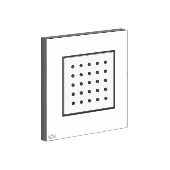 Изображение Встраиваемая поворотная боковая форсунка Gessi 32984 9,8х9,8