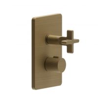 Встраиваемый термостатический смеситель Gessi Inciso 58236 для ванны/душа с переключателем на 3 источника схема 12