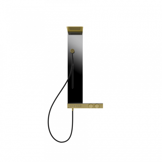 Душевая панель с термостатом Gessi Hi-Fi 63043 схема 13