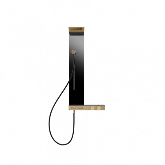 Душевая панель с термостатом Gessi Hi-Fi 63043 схема 14