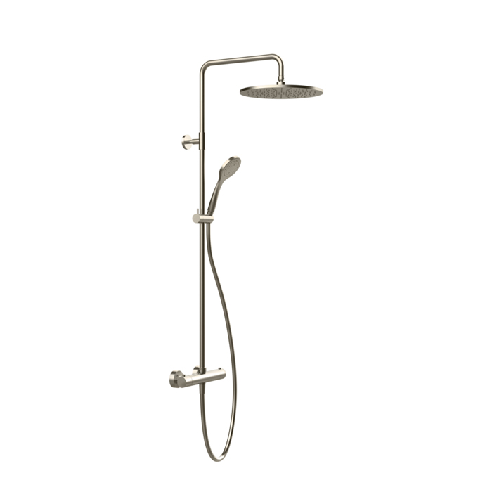 Изображение Душевая система с большим верхним душем Gessi Emporio shower с термостатическим смесителем 35183