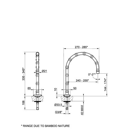 Излив Gessi Jacqueline 77025 средний ФОТО