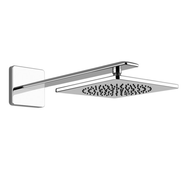 Прямоугольный верхний душ на кронштейне Gessi iSpa 41248 34х22