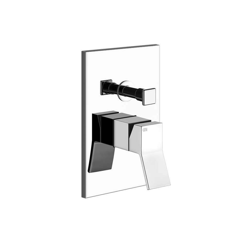 Изображение Смеситель Gessi Rettangolo K для ванны/душа 53079 с переключателем