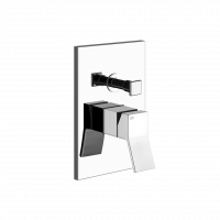 Смеситель Gessi Rettangolo K для ванны/душа 53079 с переключателем схема 1